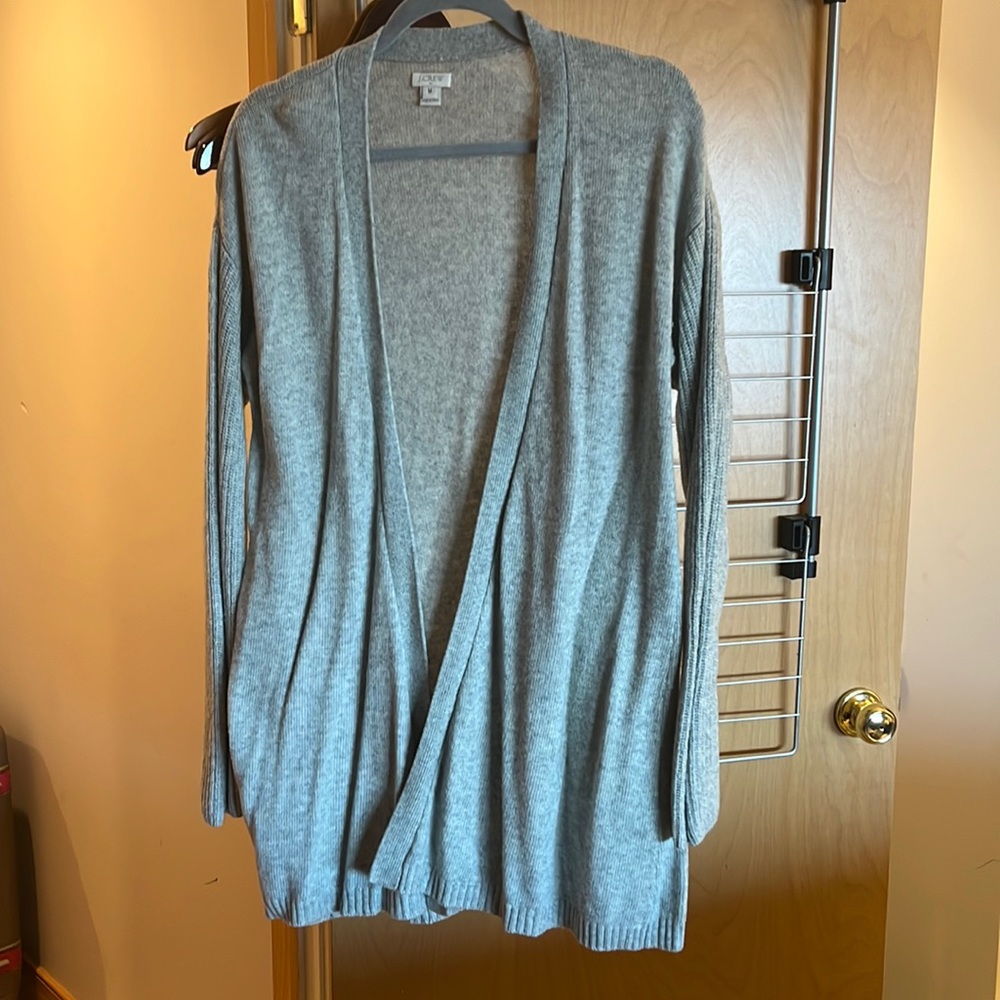 J Crew Long cardigan. Size Large.